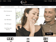 Tablet Screenshot of elite-connexion.com